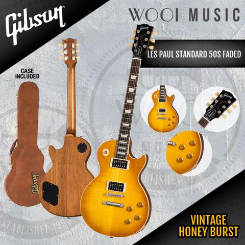 GIBSON STANDARD 50S FADED - VINTAGE HONEY BURST