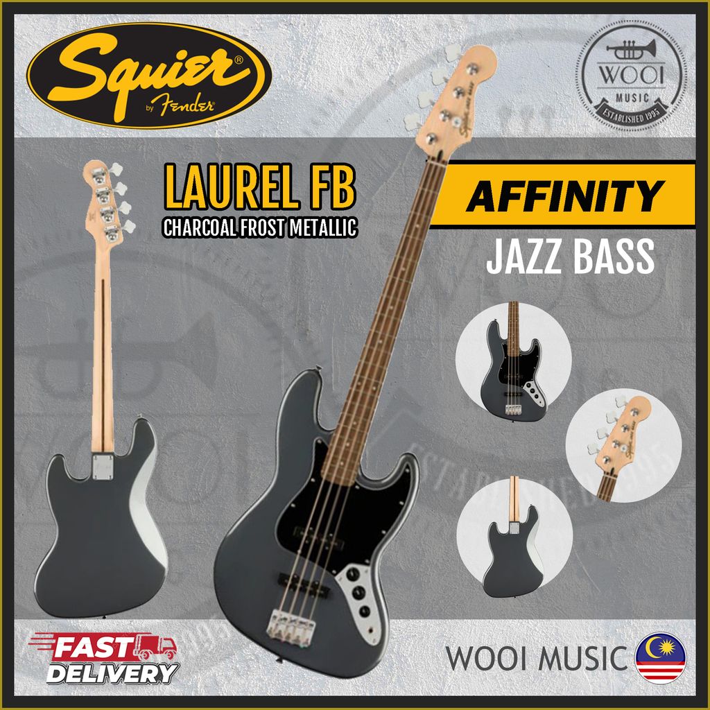 AFFINITY - JAZZ BASS - LAUREL - CHARCOAL FORST- METALLIC
