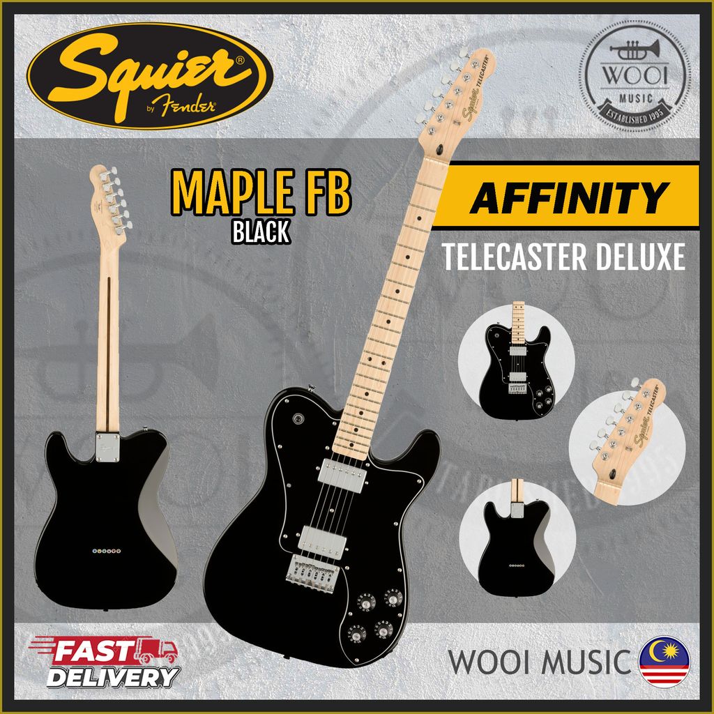 AFFINITY - TELE DELUXE - MAPLE - BLACK