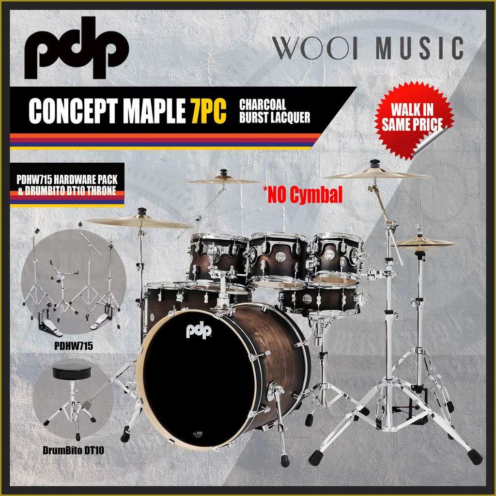7PC - PDHW715 + DRUMBITO DT10 PACK