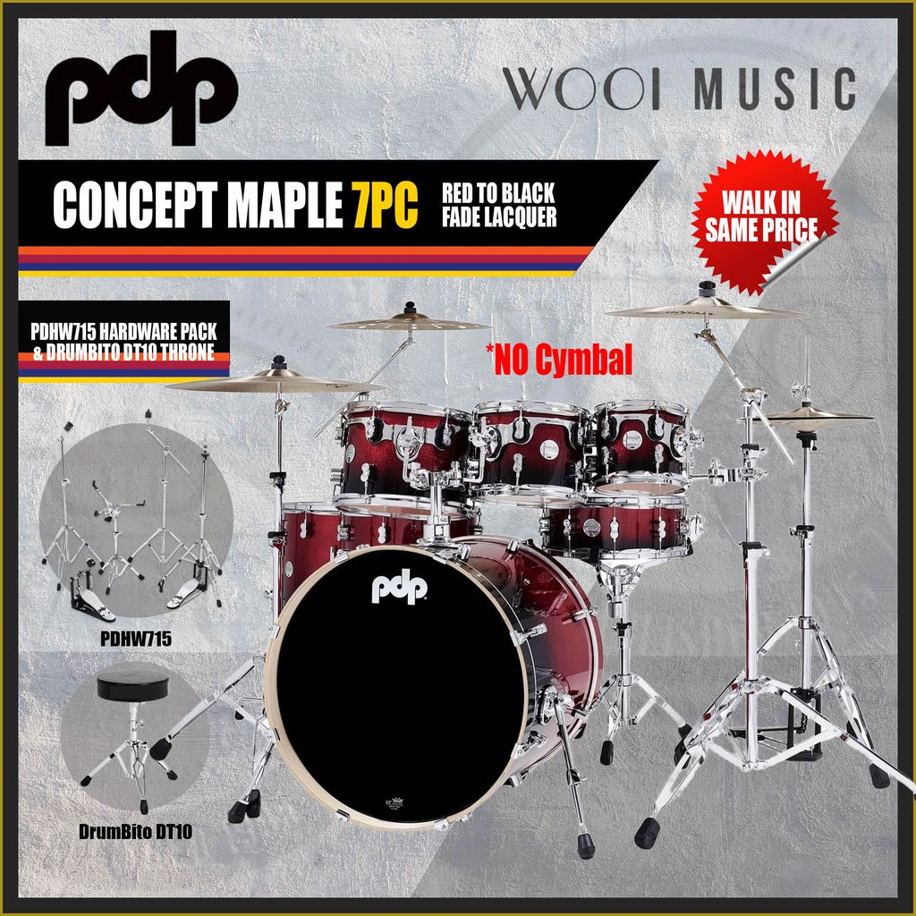 7PC - PDHW715 + DRUMBITO DT10 PACK