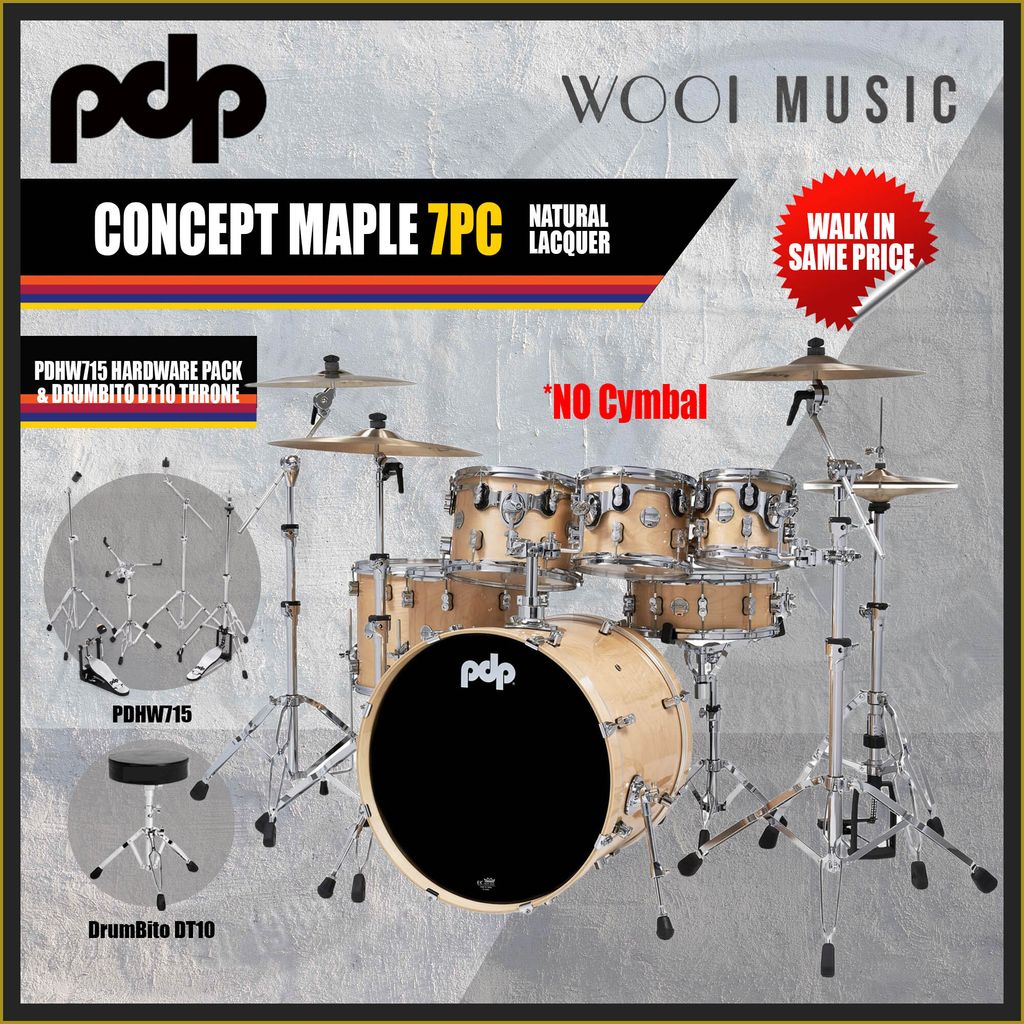 7PC - PDHW715 + DRUMBITO DT10 PACK