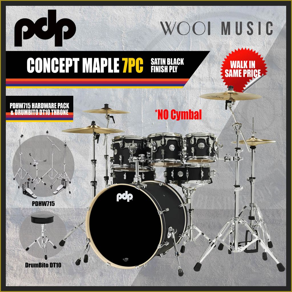 7PC - PDHW715 + DRUMBITO DT10 PACK