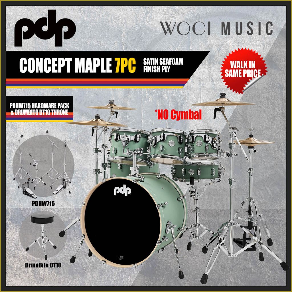 7PC - PDHW715 + DRUMBITO DT10 PACK