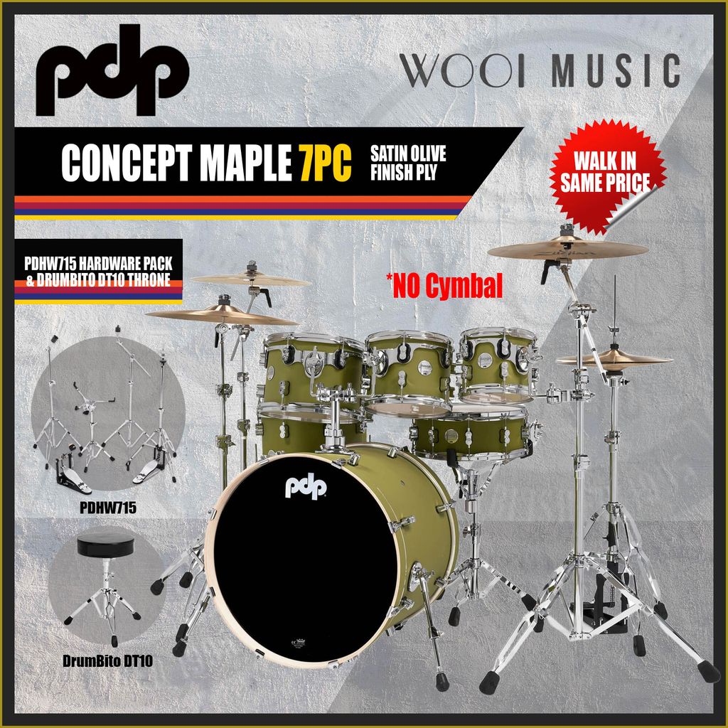 7PC - PDHW715 + DRUMBITO DT10 PACK