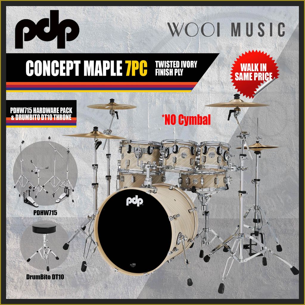 7PC - PDHW715 + DRUMBITO DT10 PACK