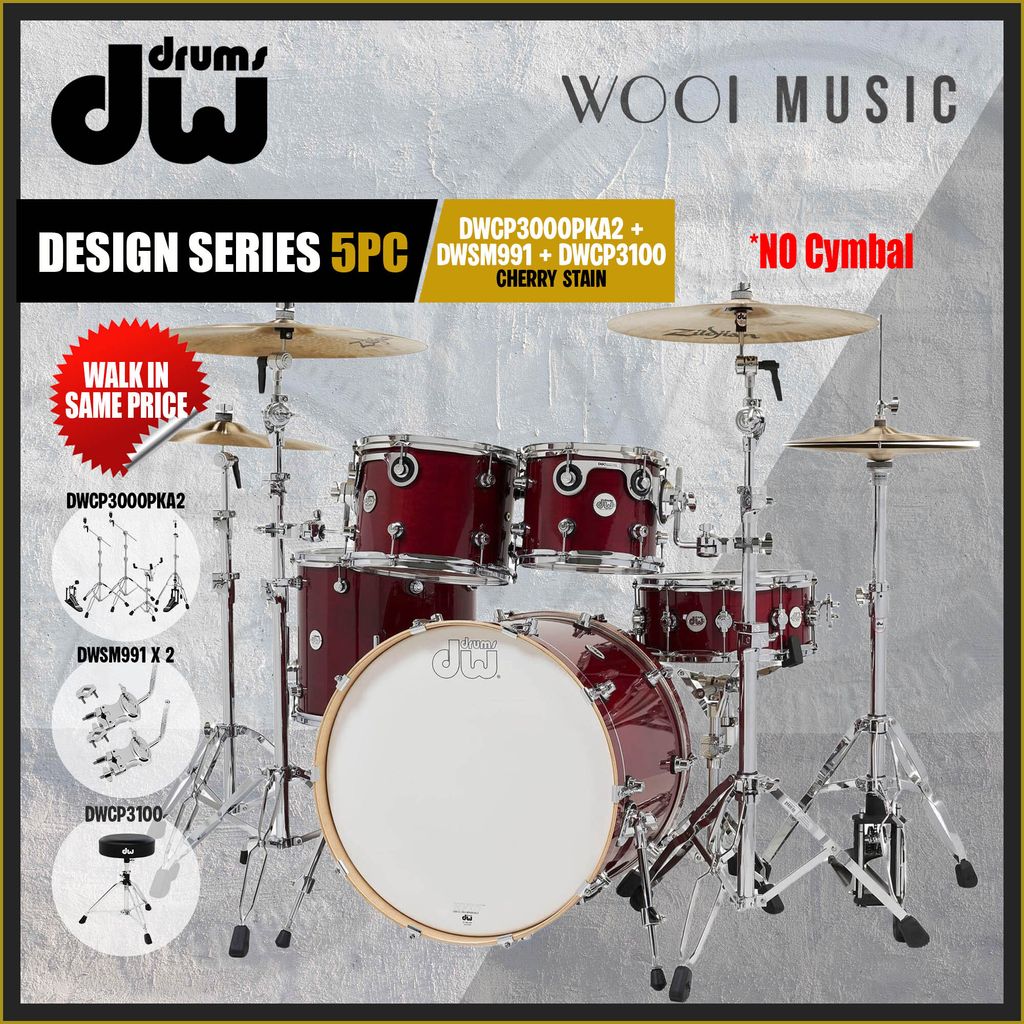 5PC + DWCP3000PKA2 + DWSM991 + DWCP3100 - CHERRY STAIN'