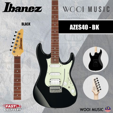 Ibanez_AZES40_BK - Cover