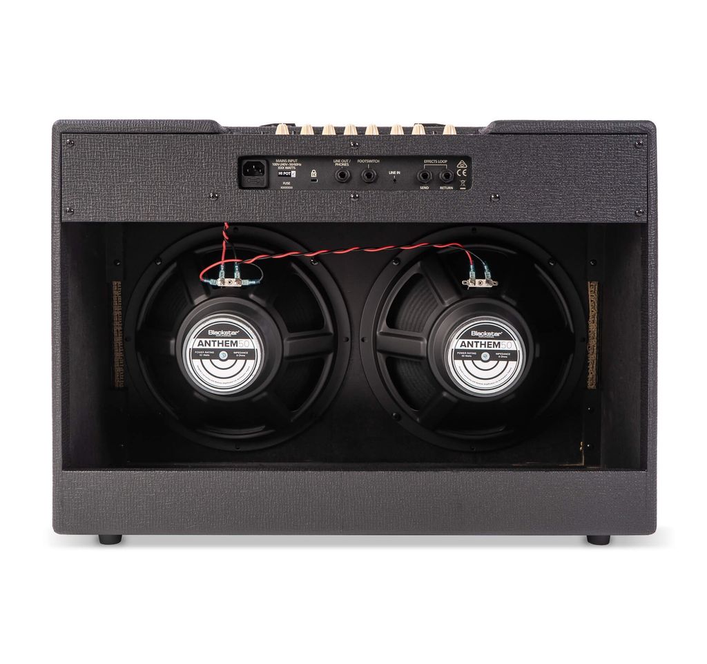 Debut-100R-Black-2X12-White-Shot-Rear