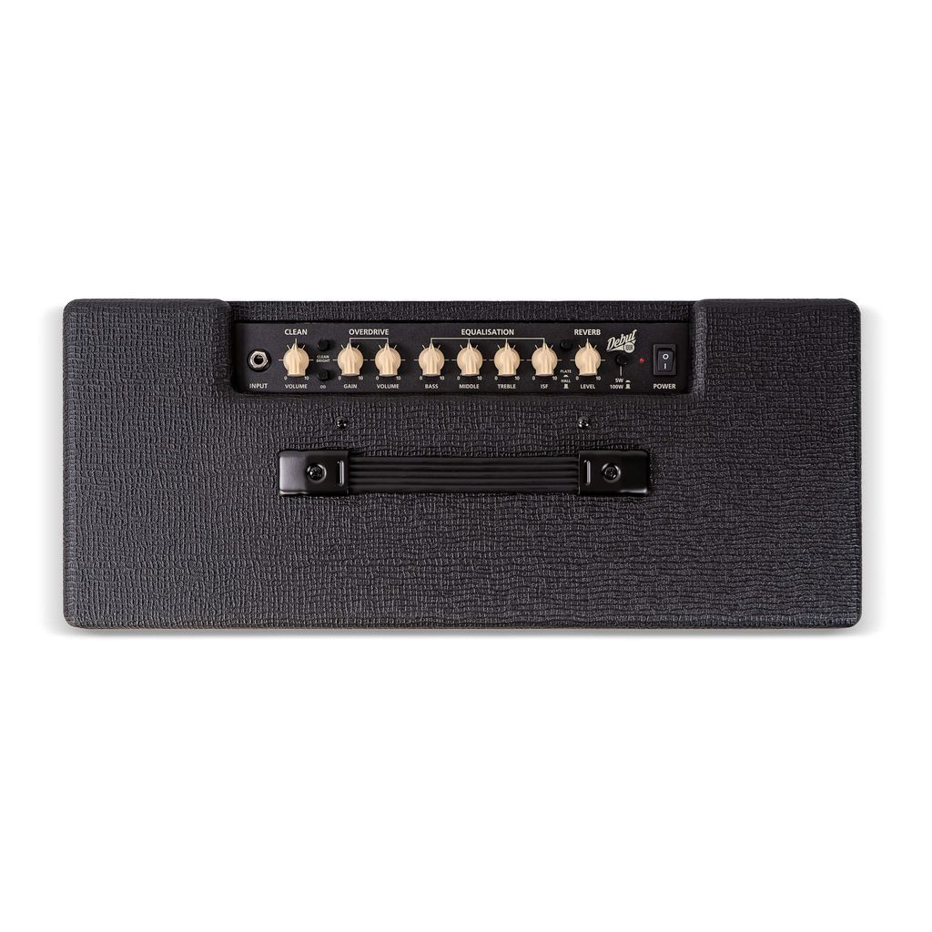 Debut-100R-Black-1X12-White-Shot-Top