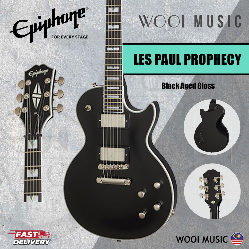 LES PAUL PROPHECY BLACK COVER
