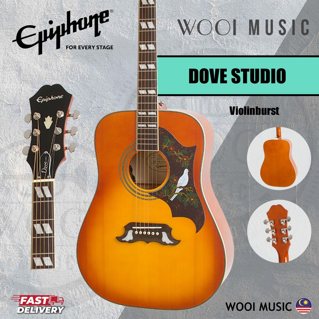 Epiphone Dove Studio - Violin Burst - CP