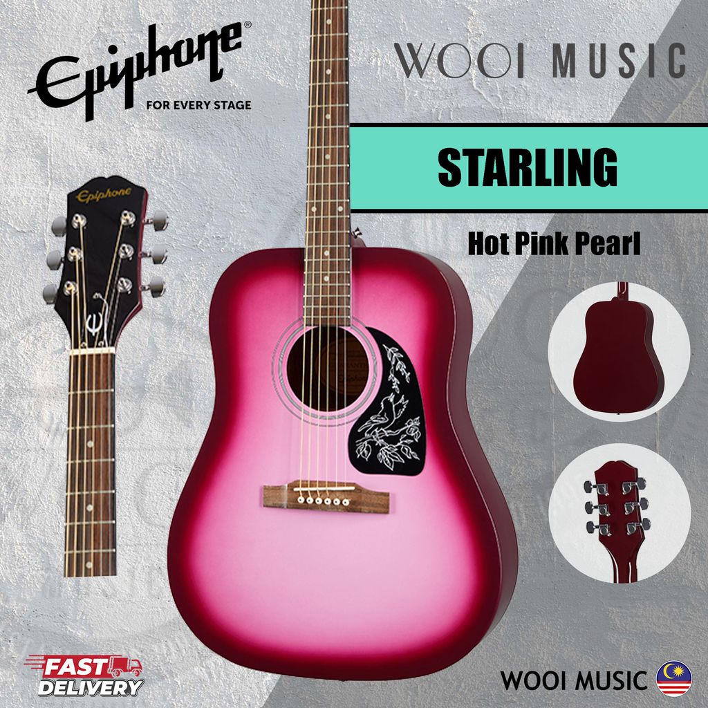 Epiphone Starling - Hot Pink Pearl-CP
