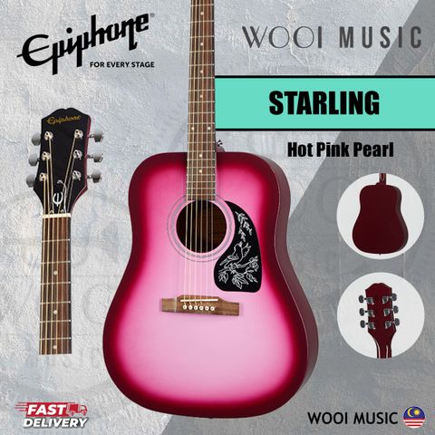 Epiphone Starling - Hot Pink Pearl-CP
