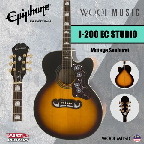 J-200ec - Vintage Sunburst - CP 