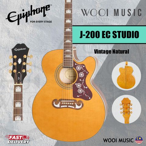 Epiphone J-200EC - VINTAGE NATURAL - CP