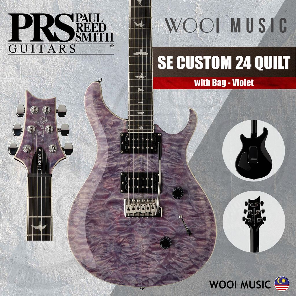 PRS - SE CUSTOM QUILT - VIOLET