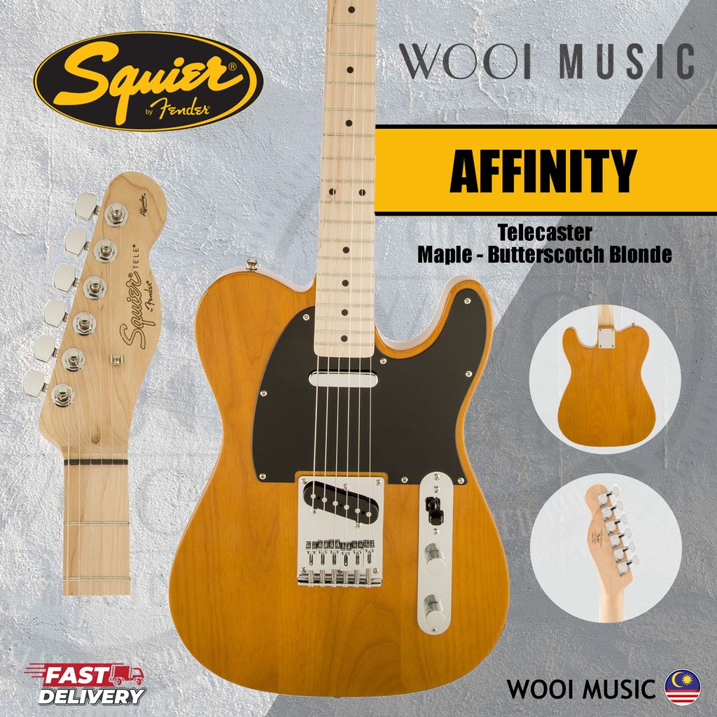 Squier Affinity Tele Maple - Butterscotch Blonde - Cp 