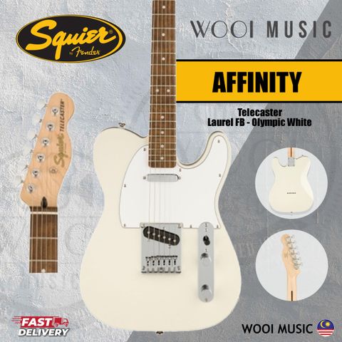 Squier Affinity Tele LAUREL FB - Olympic White 