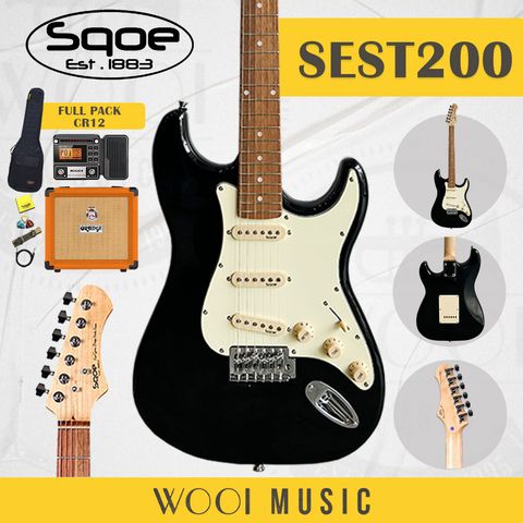 SQOE SEST200-FP CR12-BK