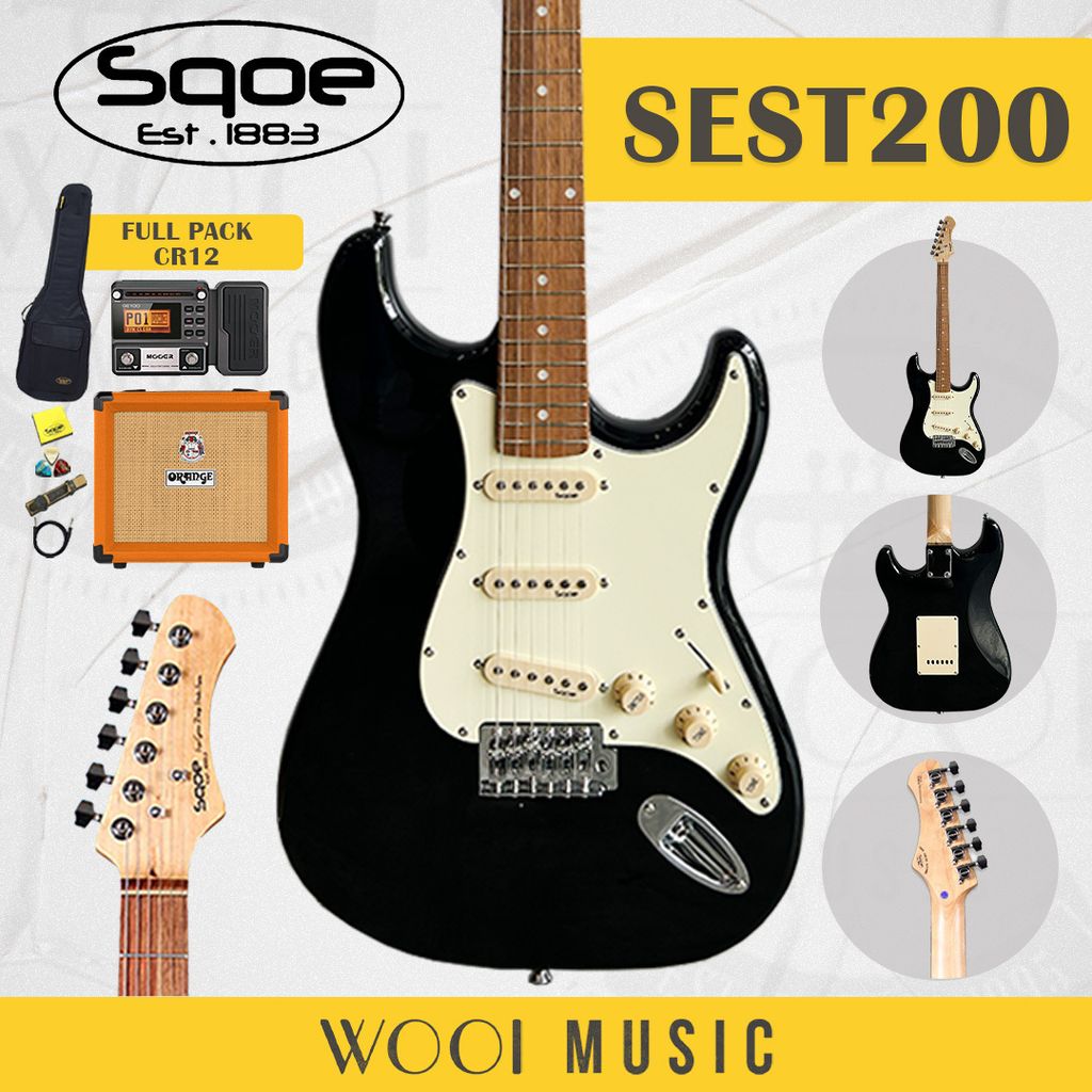 SQOE SEST200-FP CR12-BK