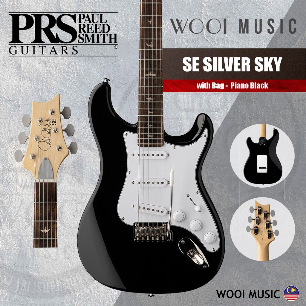 PRS-SE SILVER SKY-PIANO BLACK