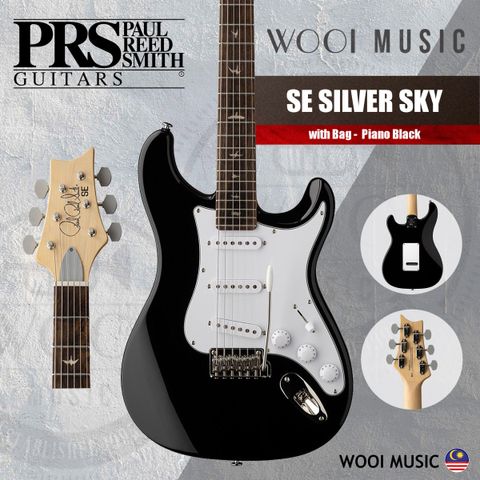 PRS-SE SILVER SKY-PIANO BLACK