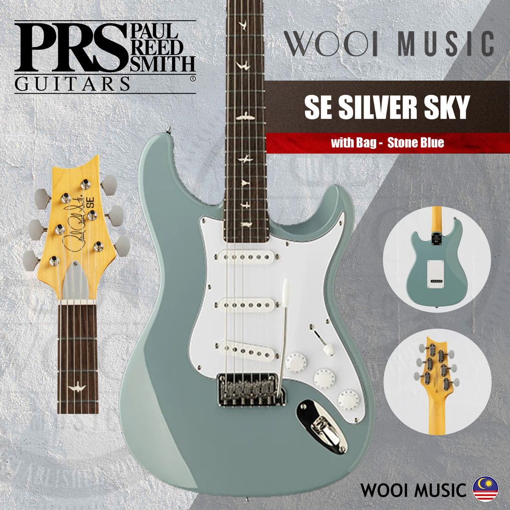 PRS - SE SILVER SKY - STONE BLUE