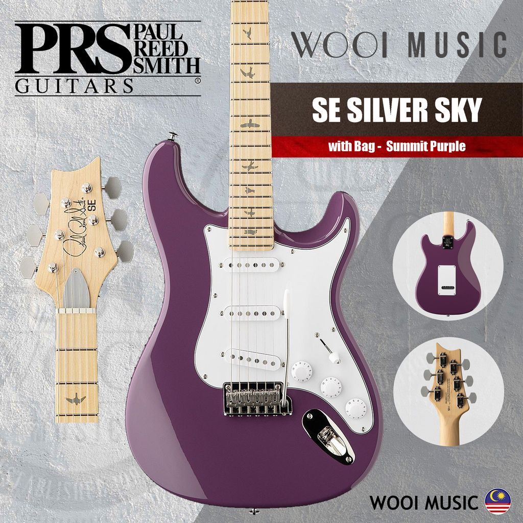 PRS - SE SILVER SKY - SUMMIT PURPLE