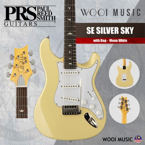 PRS - SE SILVER SKY - MOON WHITE