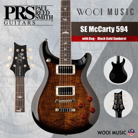 PRS - MCCARTY 594 - Black Gold Sunburst