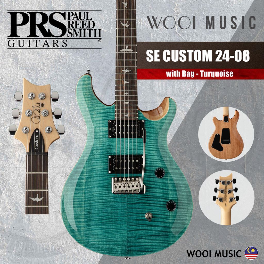 PRS - SE CUSTOM 24-08 - TURQUOISE