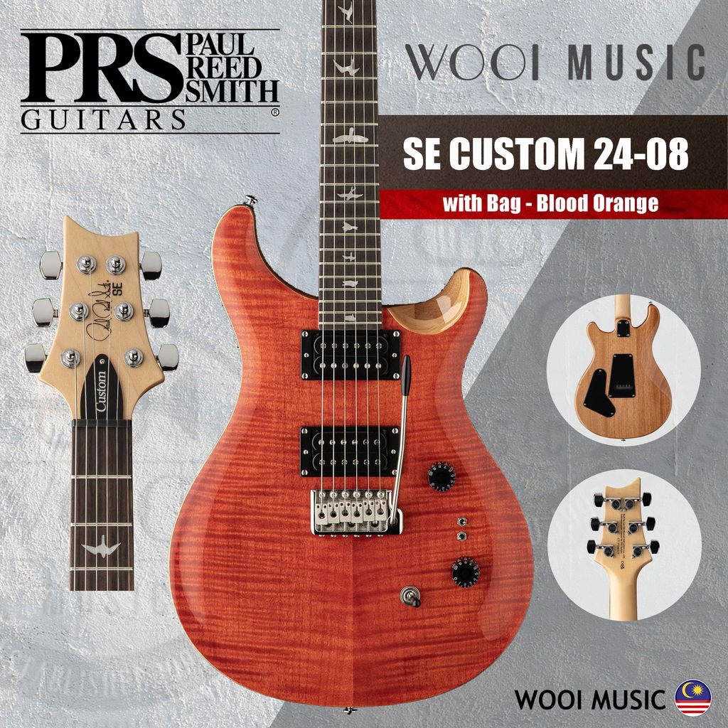PRS - SE CUSTOM 24-08 - Blood Orange