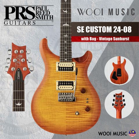 PRS - SE CUSTOM 24-08 - VINTAGE SUNBURST