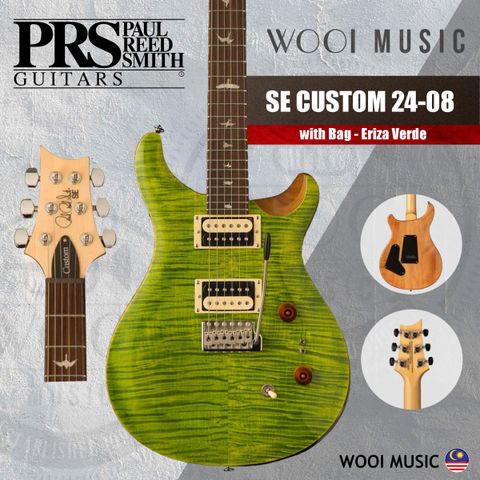 PRS - SE CUSTOM 24-08 - ERIZA VERDE