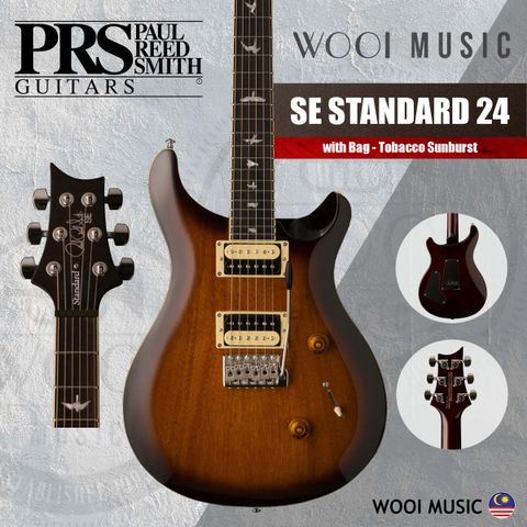 PRS - SE STANDARD 24 - TOBACCO SUNBURST