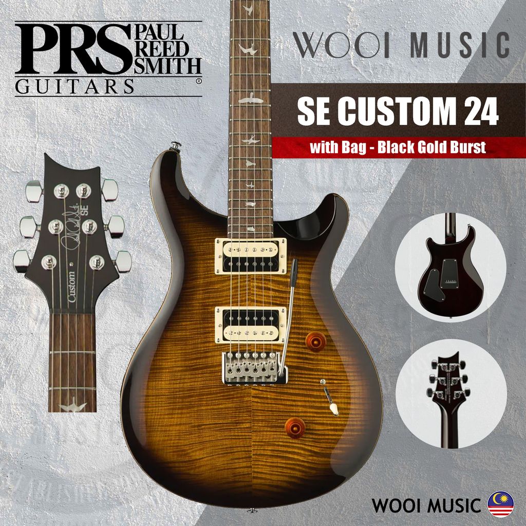 PRS - SE CUSTOM 24 - BLACK GOLD