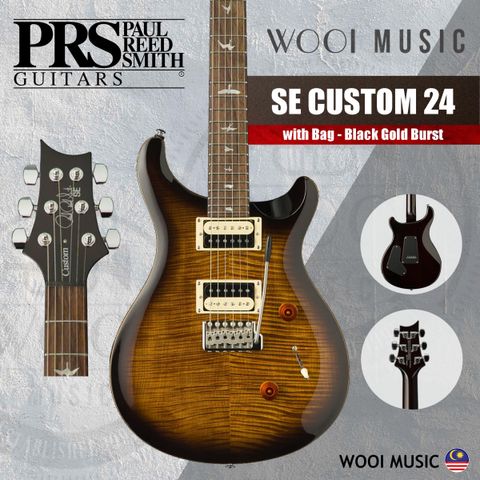 PRS - SE CUSTOM 24 - BLACK GOLD