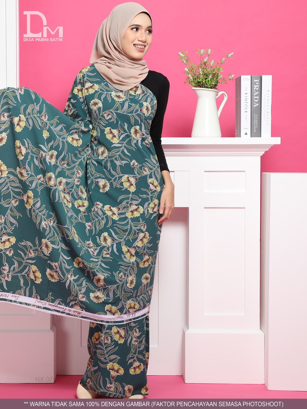 NIK 07 BATIK ADRA C2PS -  dark green