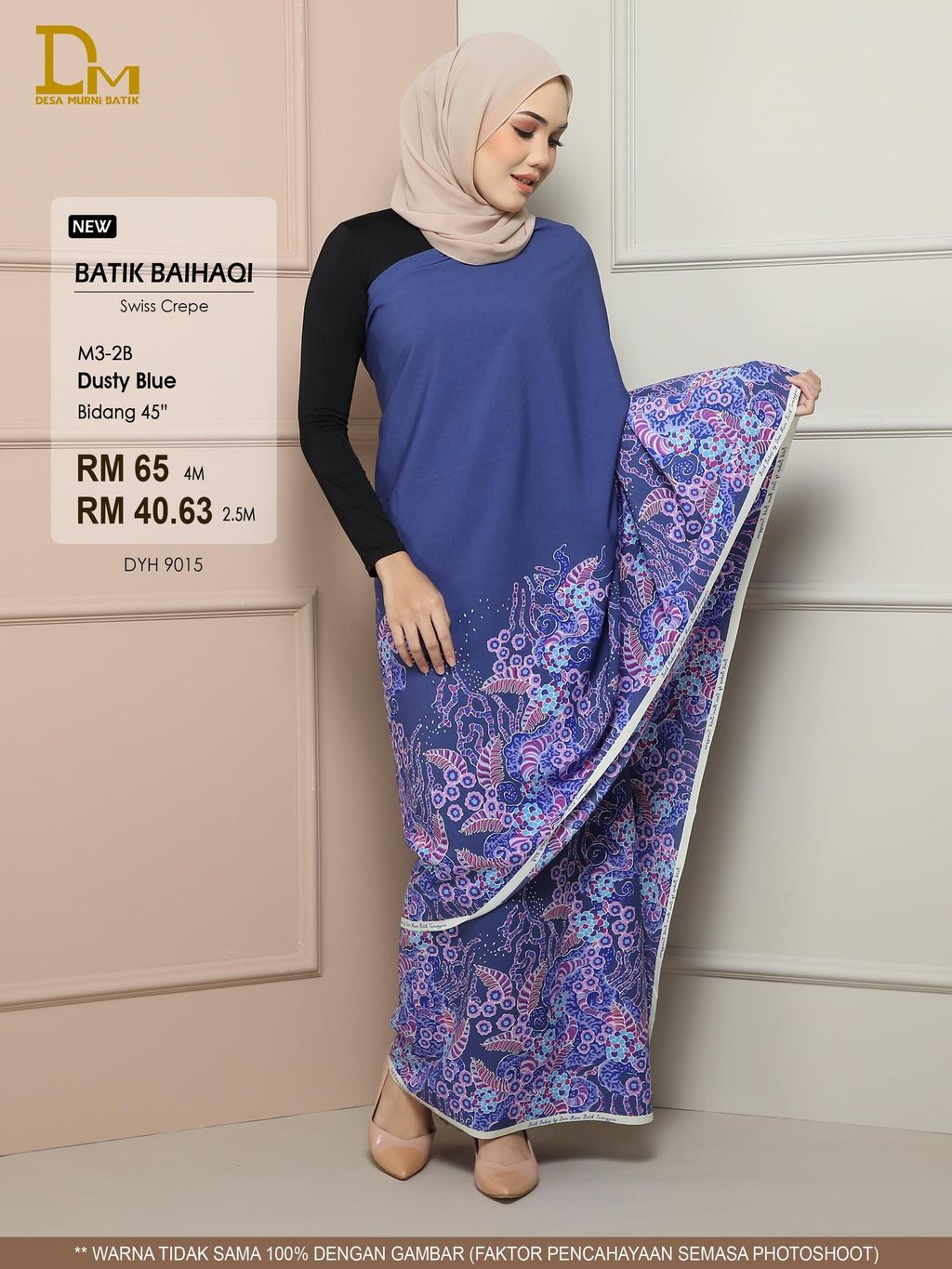 DYH 9015 BAIHAQI M3-2B - dusty blue