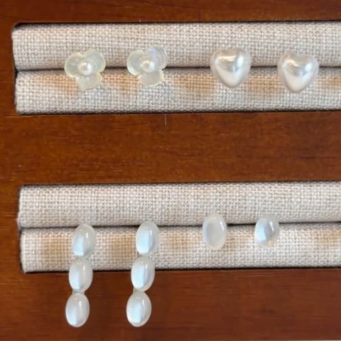 《珠光貓眼系列》韓系耳針組