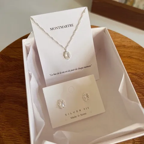 凡爾賽鏡廳耳環項鍊_Montmartre Studio 正韓飾品