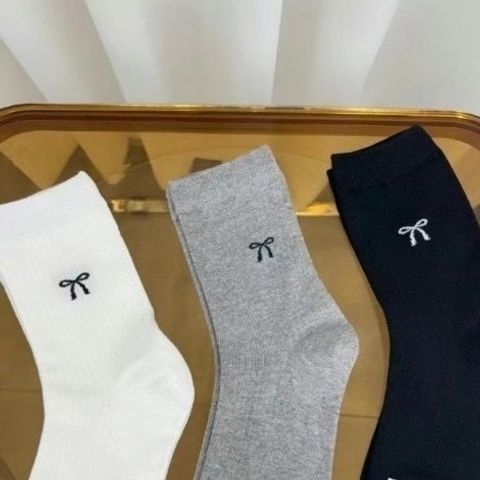 蝴蝶結高/低筒襪