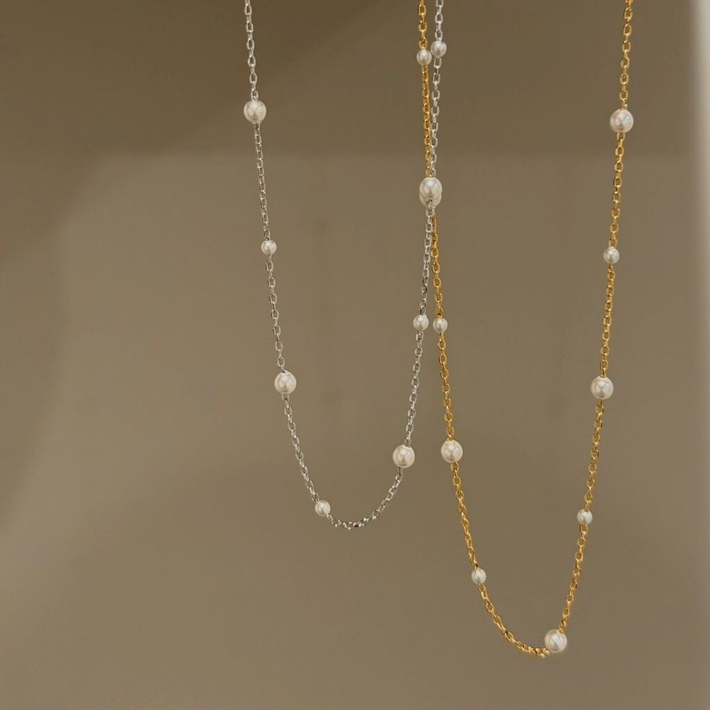 S908 小夜曲 純銀珍珠項鍊