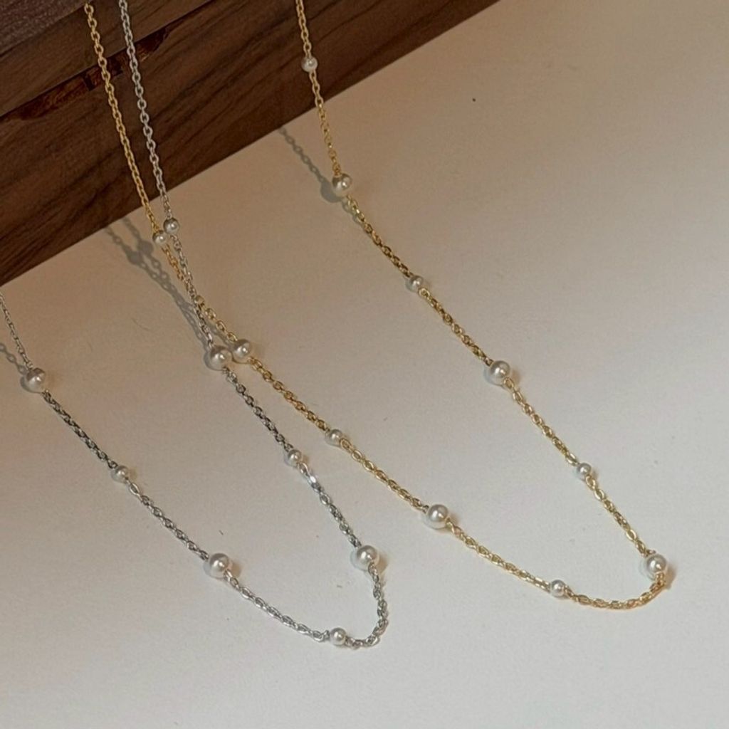 S908 小夜曲 純銀珍珠項鍊