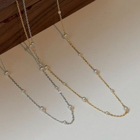 S908 小夜曲 純銀珍珠項鍊