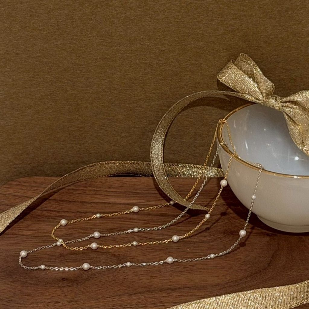 S908 小夜曲 純銀珍珠項鍊