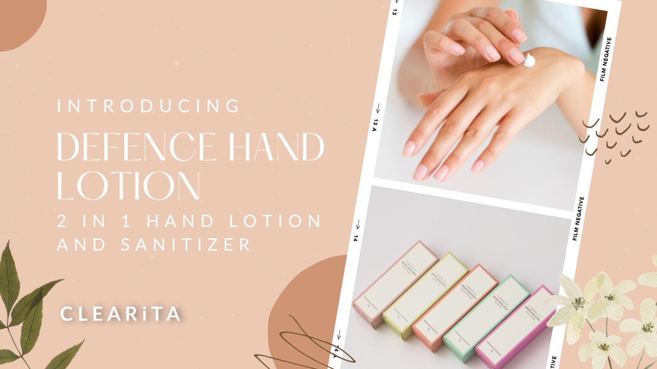 Introducing CLEARiTA Defence Hand Lotion