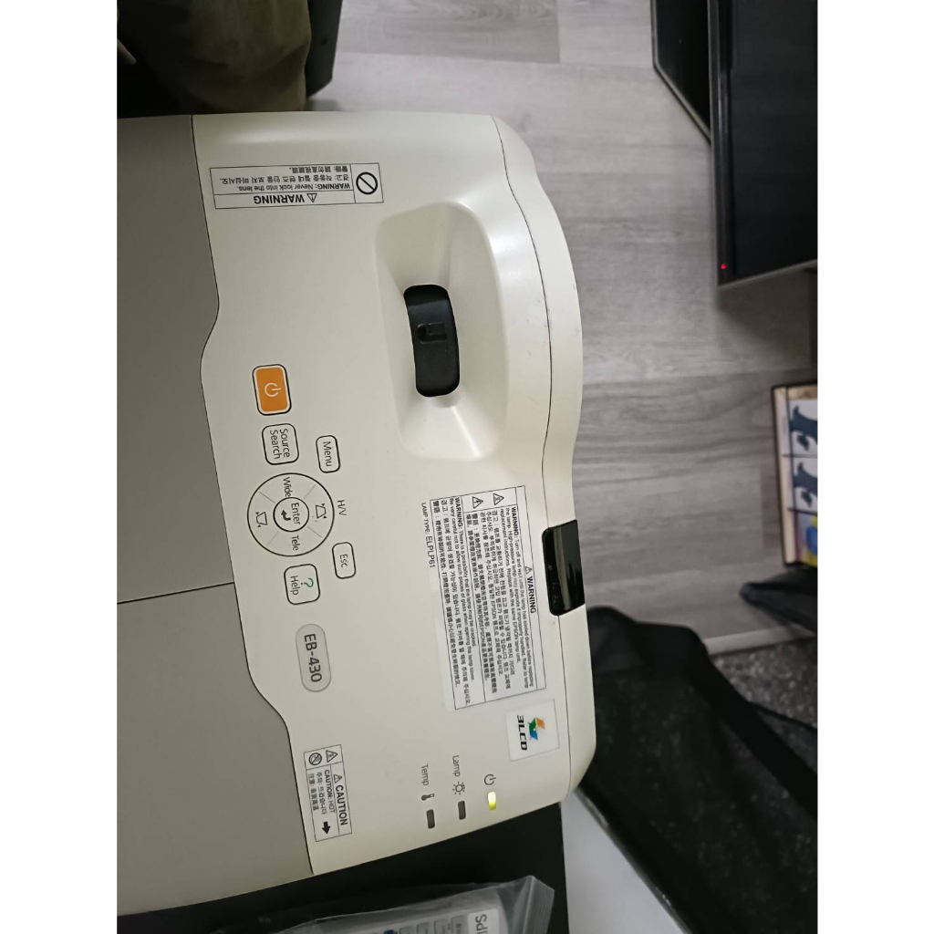 免運保固三個月)Epson EB-430超短焦投影機【0067】二手中古專業