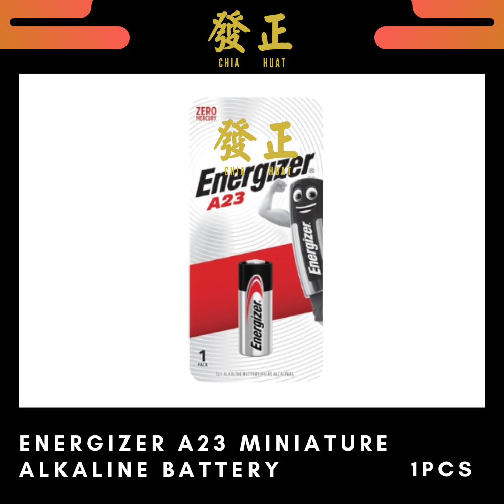 Energizer Miniature Alkaline Battery A23 12V 1 Pcs / Pack